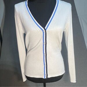 J MCLAUGHLIN  Cardigan Ribbed Womens L